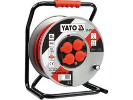 Prailginimo laidas su ritė 40m 3x2,5mm² IP44 YT-8107 YATO