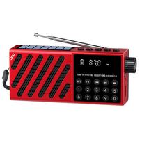 Mini nešiojamas saulės energijos FM radijas Bluetooth belaidis garsiakalbis įkraunamas radijas FM imtuvas palaiko TF kortelę USB atkūrimą lauko garsiakalbiai mėlyna
