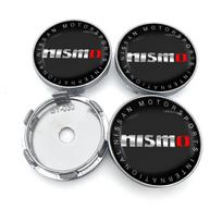 4 vnt. Automobilio rato centro gaubtas Automobilio ratlankių apsauga nuo dulkių Gaubtai Nissan Nismo DAYZ Livina Roox Sentra Altima Cube Micra Note Skyline Nissan-black juoda