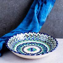Lėkštė "Raštai", mėlyna, gili, spalvota, 20 cm 1573757