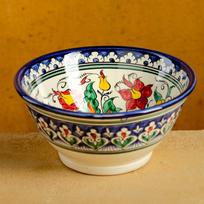 Kosa "Gėlės", 18 cm, didelė, mėlyna 6776442