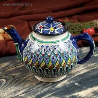 Arbatinukas „Raštai“, 1000 ml, mėlynas 1573787
