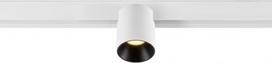 FIXT-IT!, 48V, DALI, Round, Surface mounted track, Spot, 3000K, 6.6 W, 36°, White/Black 1008961 | 4024163303675