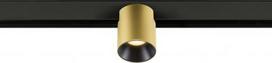 FIXT-IT!, 48V, DALI, Round, Surface mounted track, Spot, 2000-3000K, 7.4 W, 36°, Gold/Black 1008967 | 4024163303613