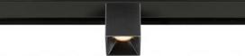 FIXT-IT!, 48V, DALI, Square, Surface mounted track, Spot, 2700K, 6.6 W, 36°, Black/Black 1008982 | 4024163303460