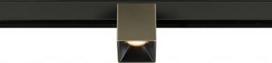 FIXT-IT!, 48V, DALI, Square, Surface mounted track, Spot, 2700K, 6.6 W, 36°, Bronze/Black 1008984 | 4024163303446
