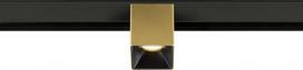 FIXT-IT!, 48V, DALI, Square, Surface mounted track, Spot, 2000-3000K, 7.4 W, 36°, Gold/Black 1008991 | 4024163303378