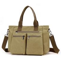 Women's Versatile Canvas Tote Bag - High-Capacity Crossbody Pack for Travel, Shopping & Campus juoda