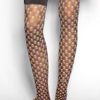 Romantic tiger Rainbow fluorite knee high stockings Free