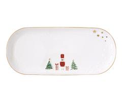 EASY LIFE serviravimo lėkštė "Let it snow", 34 x 15 cm