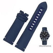 22 mm nailono ir odos laikrodžio apyrankė Mido Navigator M026.629/430 Ocean Star M042.430 Citizen atspari vandeniui drobės laikrodžio dirželis Juoda Mėlyna 22mm