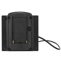 Baterijos adapterio pagrindo plokštė Lilliput monitoriams, skirta FEELWORLD monitoriams, suderinama su Sony NP F970 F550 F770 F970 F960 juoda