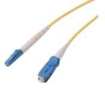 Optinis jungiamasis laidas LC/UPC–SC/UPC (SM duplex, G652D, 9/125µ, OS1/OS2, 3mm, LSZH, 0,5m)
