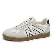Stylish Trendy Mens Tenis Masculino Non-Slip Sole Casual Shoes Comfortable Skateboard Footwear New Arrival Male Walking Sneakers 38 mėlyna
