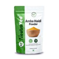 NeutraVed Amba Haldi milteliai veidui ir odai | Pakuotė su užtrauktuku, kurią galima pakartotinai naudoti | 1 pakuotė - 250g