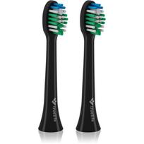 TrueLife SonicBrush Compact Heads Black Standard dantų šepetėlio pakaitinės galvutės TrueLife SonicBrush Compact / Duo 2 vnt.