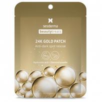SESDERMA aukso paakių padeliai BEAUTY TREATS 24K, 1 pora
