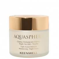 Keenwell Aquasphera trejopo poveikio naktinis kremas