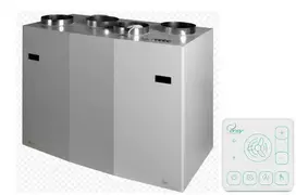 Rekuperatorius ENSY WAVE 550BV/1 vert. kair. p. 794 m³/h su Wi-Fi ir Bluetooth valdikliu