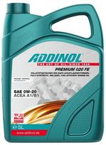 Addinol Premium 020 FE 0w20 VW 508.00/509.00 alyva - 5L, Addinol Superior 020 C5 0w20 Volvo alyva - 1L
