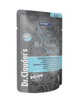 DR. CLAUDER'S drėgnas maistas katėms su silke, krevetėmis ir chia sėklomis 85g