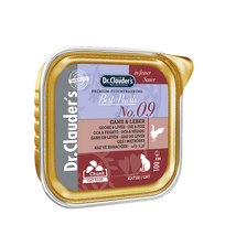 DR. CLAUDER'S drėgnas maistas katėms su žąsiena ir kepenimis padaže 100g