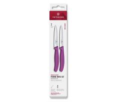 Victorinox - Virtuvinių peilių rinkinys daržovėms SWISS CLASSIC, 10 cm, 2 vnt., violetinė