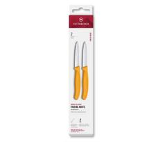 Victorinox - Daržovių peilių rinkinys SWISS CLASSIC 8 cm, 2 vnt., geltonas