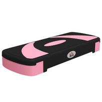 "HOMCOM step board" aerobikos treniruoklis, reguliuojamo aukščio su 3 lygiais (10/15/20 cm), skirtas treniruokliams lauke ir patalpose, kurio keliamoji galia iki 150 kg 80 x 31 x 10-20 cm