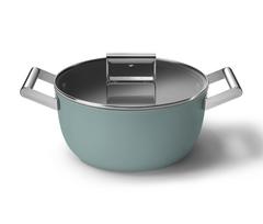 Puodas su dangčiu SMEG CSF2412EGM, Ø 24 cm, 5,4 l