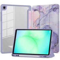 Marble atverčiamas dėklas "Tech-Protect SC Pen Hybrid" planšetei Samsung Galaxy Tab A9 / A11 8.7 X110 / X115 / X133 / X135