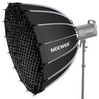 NEEWER SF65Q, 65cm wide parabolic quick release softbox with honeycomb grid
