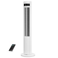 Išmanus Wi-Fi bokštinis ventiliatorius su pulteliu Elevate Ø 29 cm 12 greičių 4-40 W Baltas DXTF02 Duux