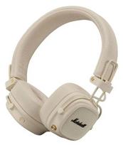 Marshall Major V kreminės spalvos bevielės Bluetooth ausinės | Tvirtas ir sulankstomas dizainas | Svoris: 186 g