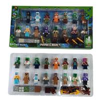 LEGO Minecraft žmogeliukų rinkinys su magnetiniais kūbeliais - 16 vnt.