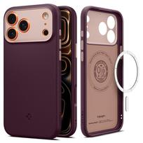 Burgundy spalvos dėklas "Spigen Nano POP Mag Magsafe" telefonui Apple iPhone 17 Pro Max