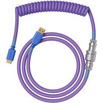 Glorious GMMK Coiled Cable Nebula, Spiralkabel, USB-C/USB-A - lila/silber GLO-KB-ACC-CBL-COIL-NEB