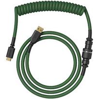 Glorious GMMK Coiled Cable Forest Green, Spiralkabel, USB-C/USB-A - dunkelgrün/schwarz GLO-KB-ACC-CBL-COIL-FGRN
