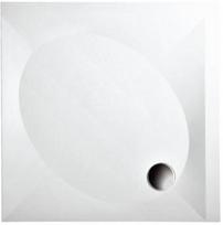 Dušo padėklas PAA, akmens masės, baltos sp., 90 x 90 cm