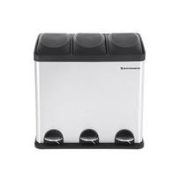 songmics šiukšliadėžė 3 x 18 l