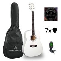 Condorwood AD-150 WH akustinė gitara su rinkiniu STARTER