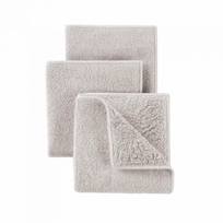 Lyocell Microfiber Plush Pack Mikropluošto pliušiniai maži rankšluosčiai veidui ir kūnui Oatmeal