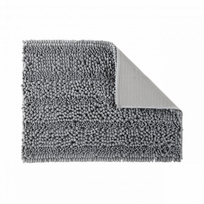 Chenille Floor Mat Šenilinis vonios kilimėlis Grey