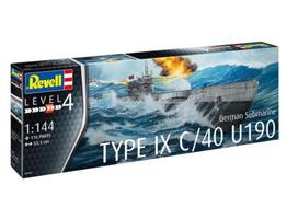 Revell Plastic Model German Submarine T.IX C/40 1/144