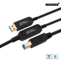 MicroConnect Premium Optic USB Cable 3.2  Gen 2 A-B 20m