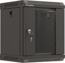 Lanberg Szafa instalacyjna rack wisząca 10 cali 6U 300x300 czarna