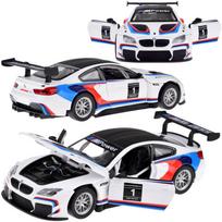 Metalinis sportinio automobilio modelis BMW M6 GT3, 1:32 skalė, su šviesa ir garso efektu ZA4613