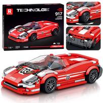 Techniniai blokai Sportinis automobilis Gyvoji legenda 917 RAUDONA 355 elementų ZA4754