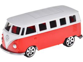 Licencijuotas metalinis automobilis Volkswagen T1 1:56 su pakabos spyruokle ZA5063