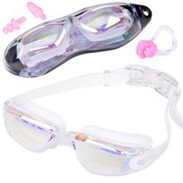 UV ANTI-FOG plaukimo akiniai + ausų ir nosies kištukai SP0792 BI
